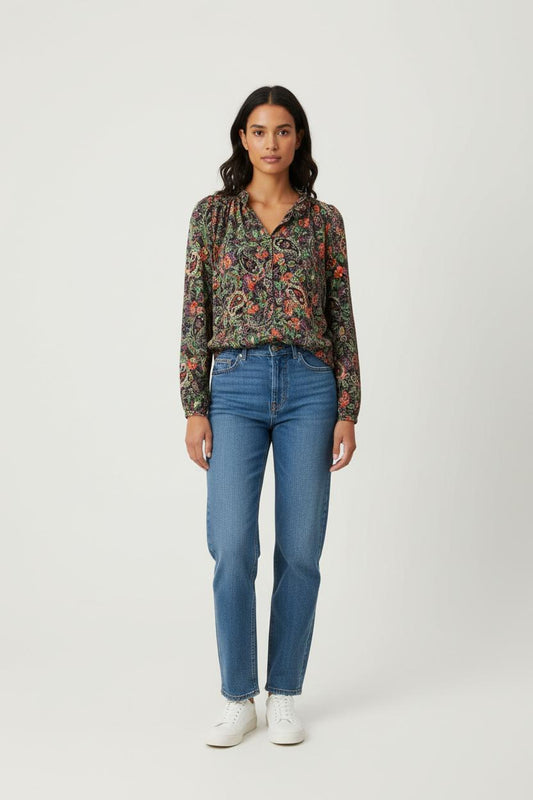 Blouse multicolore - Taille M/38