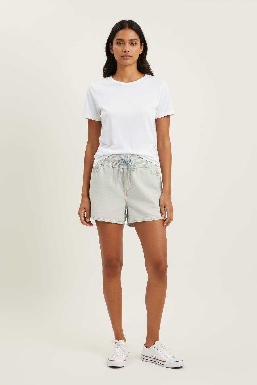 Short Bleu Clair - Taille S/36