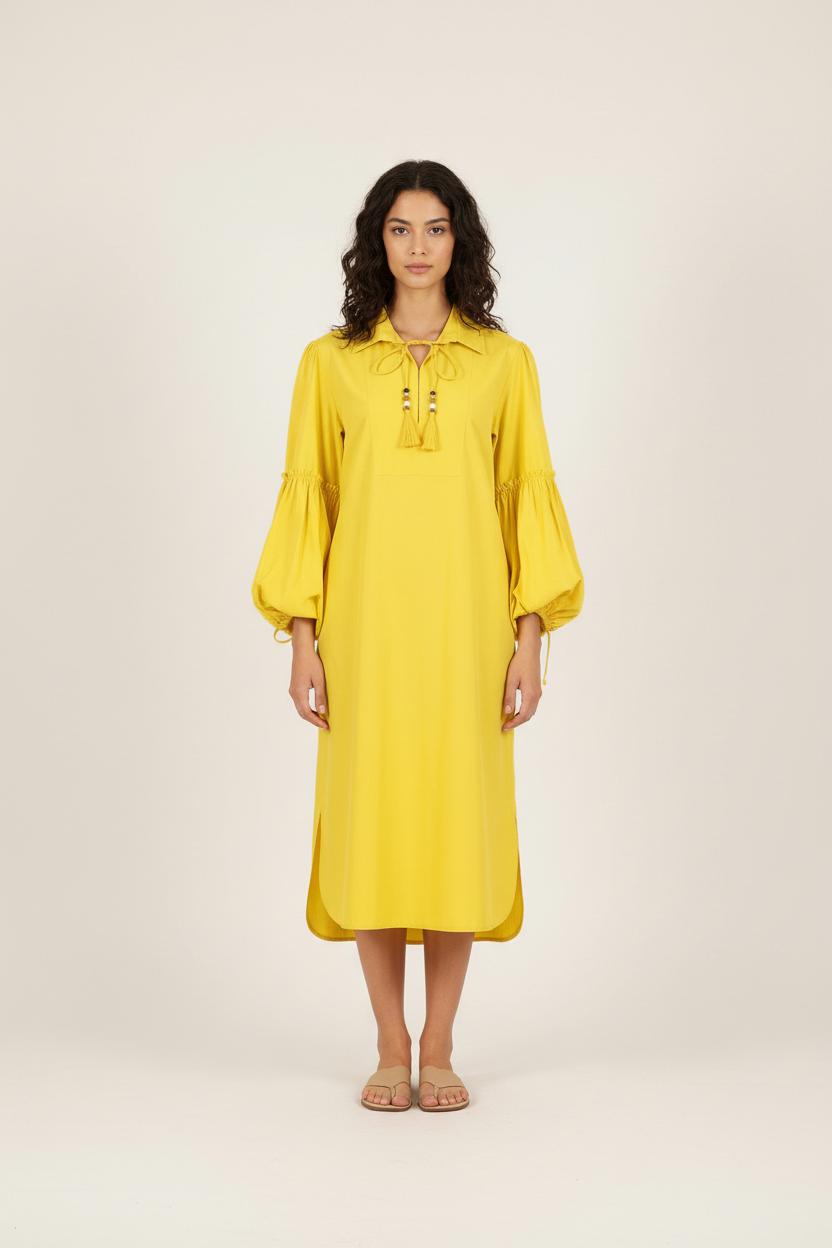 Robe Chemise Jaune - Taille L/40