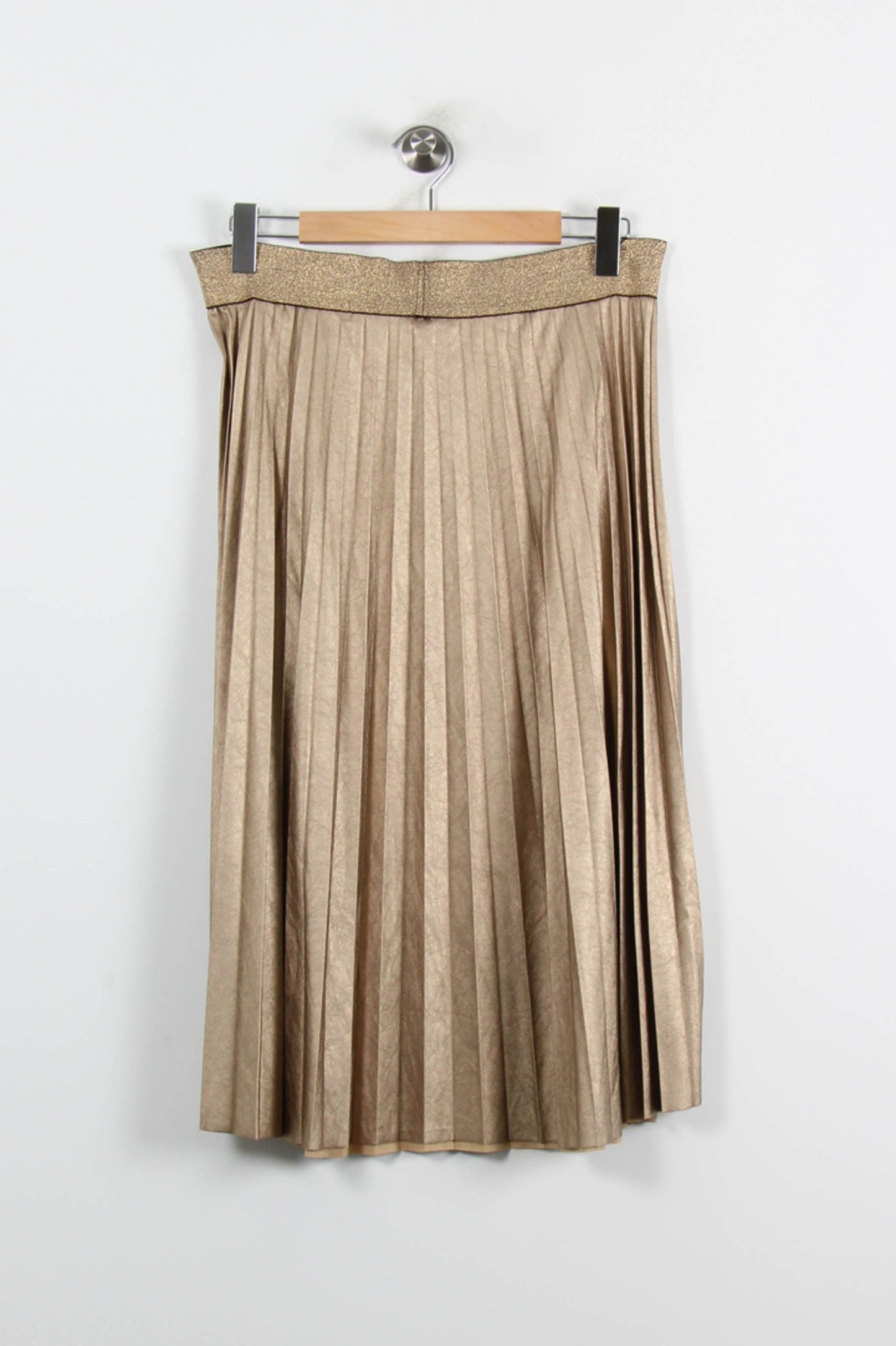 Jupe Plissée Or - Taille XL/42