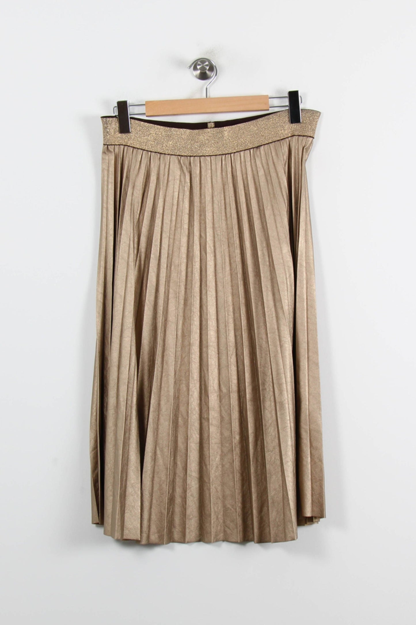 Jupe Plissée Or - Taille XL/42