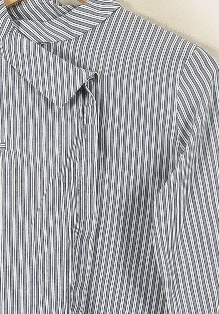 Chemise Rayée Grise et Blanche - Taille S/36