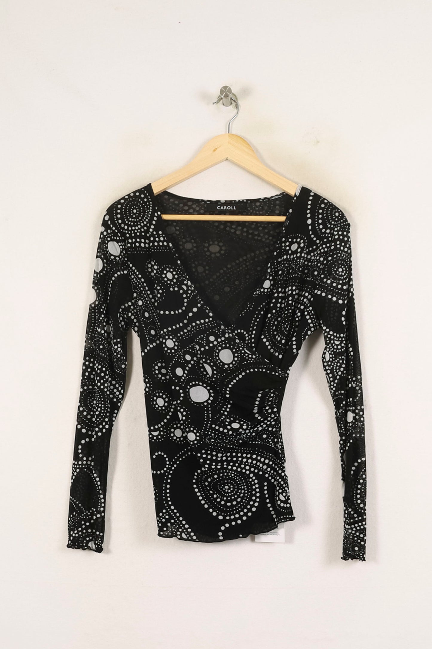 Blouse Noire et Blanche - Taille XL/42