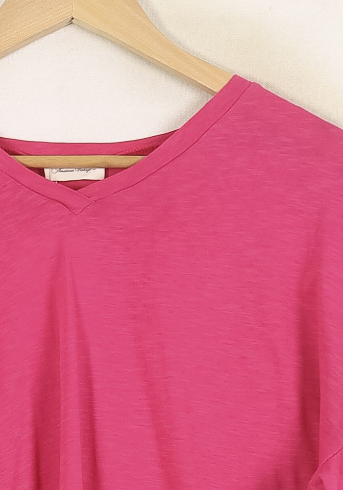 Tee-shirt Manches Longues Rose - Taille S/36