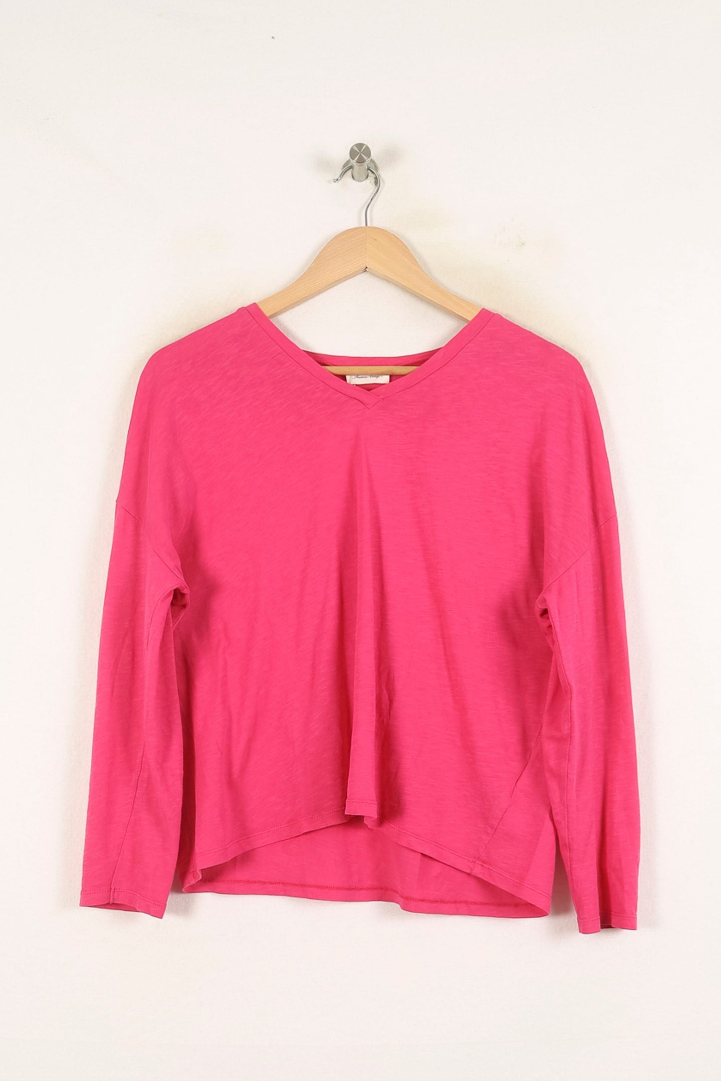 Tee-shirt Manches Longues Rose - Taille S/36