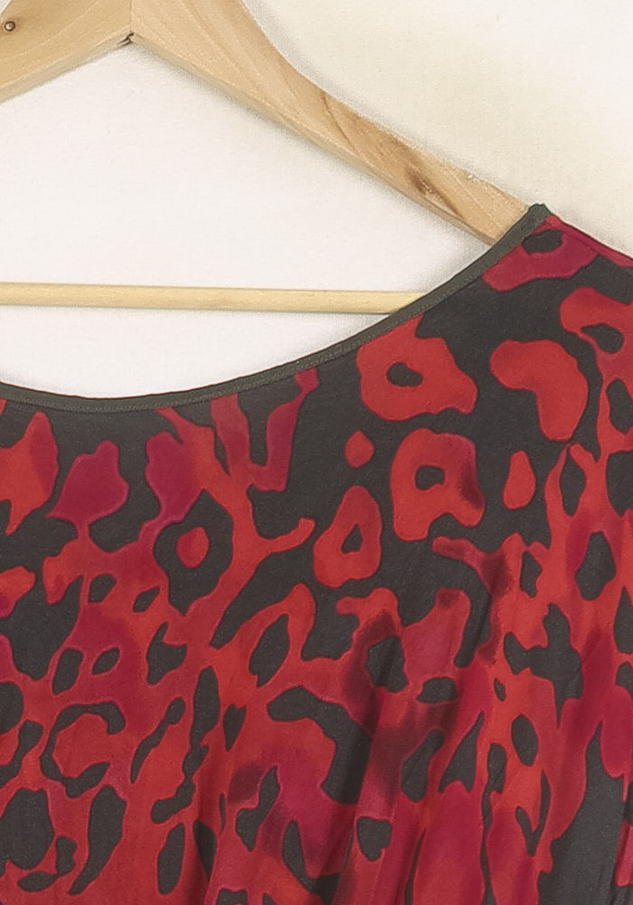 Robe Longue Rouge et Noire - Taille S/36