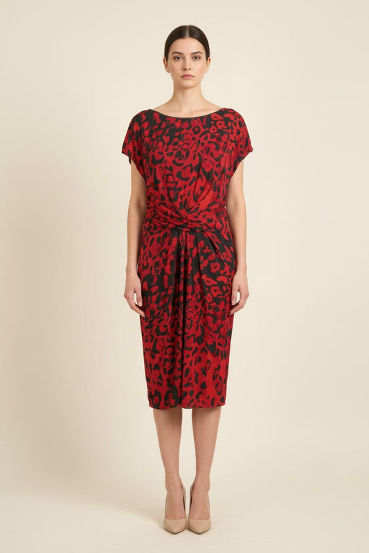 Robe Longue Rouge et Noire - Taille S/36