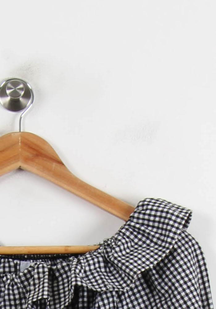 Blouse Noire et Blanche - Taille XS/34