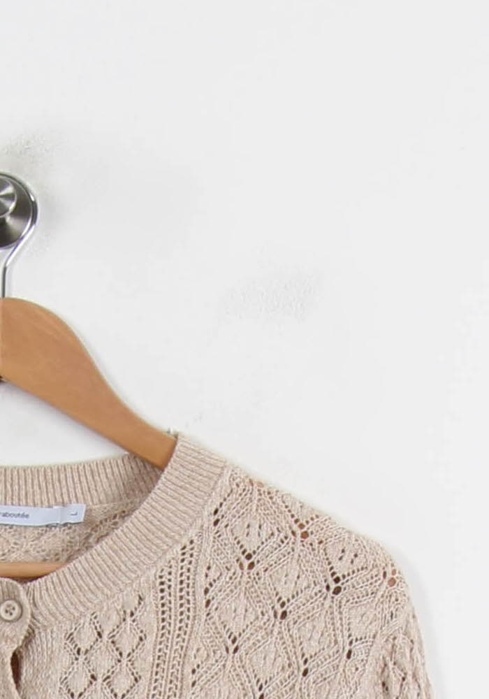 Gilet beige - Taille L/40