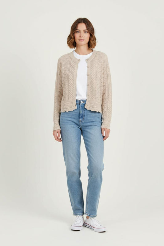 Cardigan Beige - Taille L/40