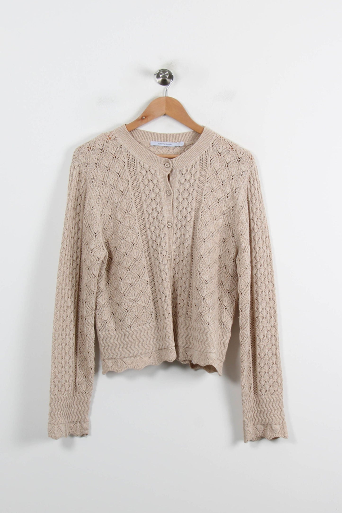 Gilet beige - Taille L/40