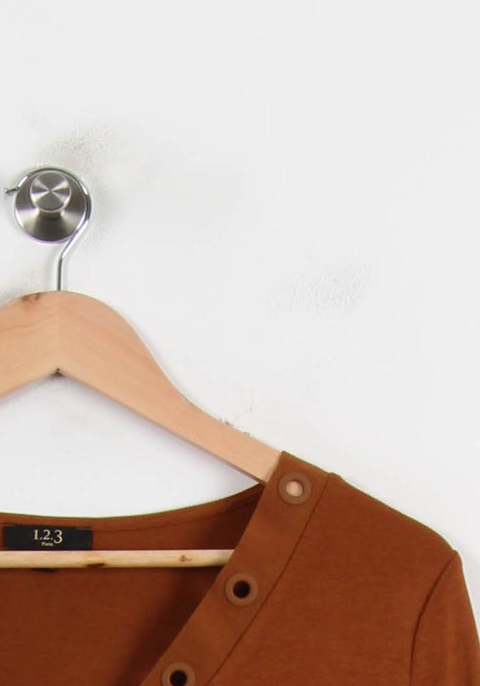 Top Marron - Taille L/40