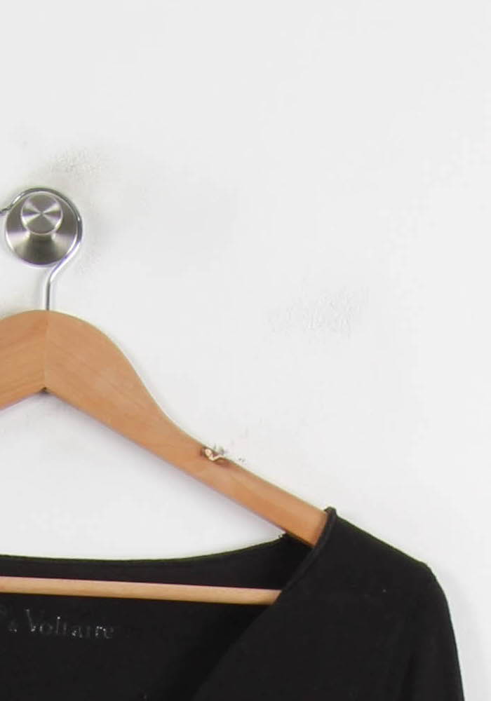 T-shirt Manches Longues Noir - Taille S/36