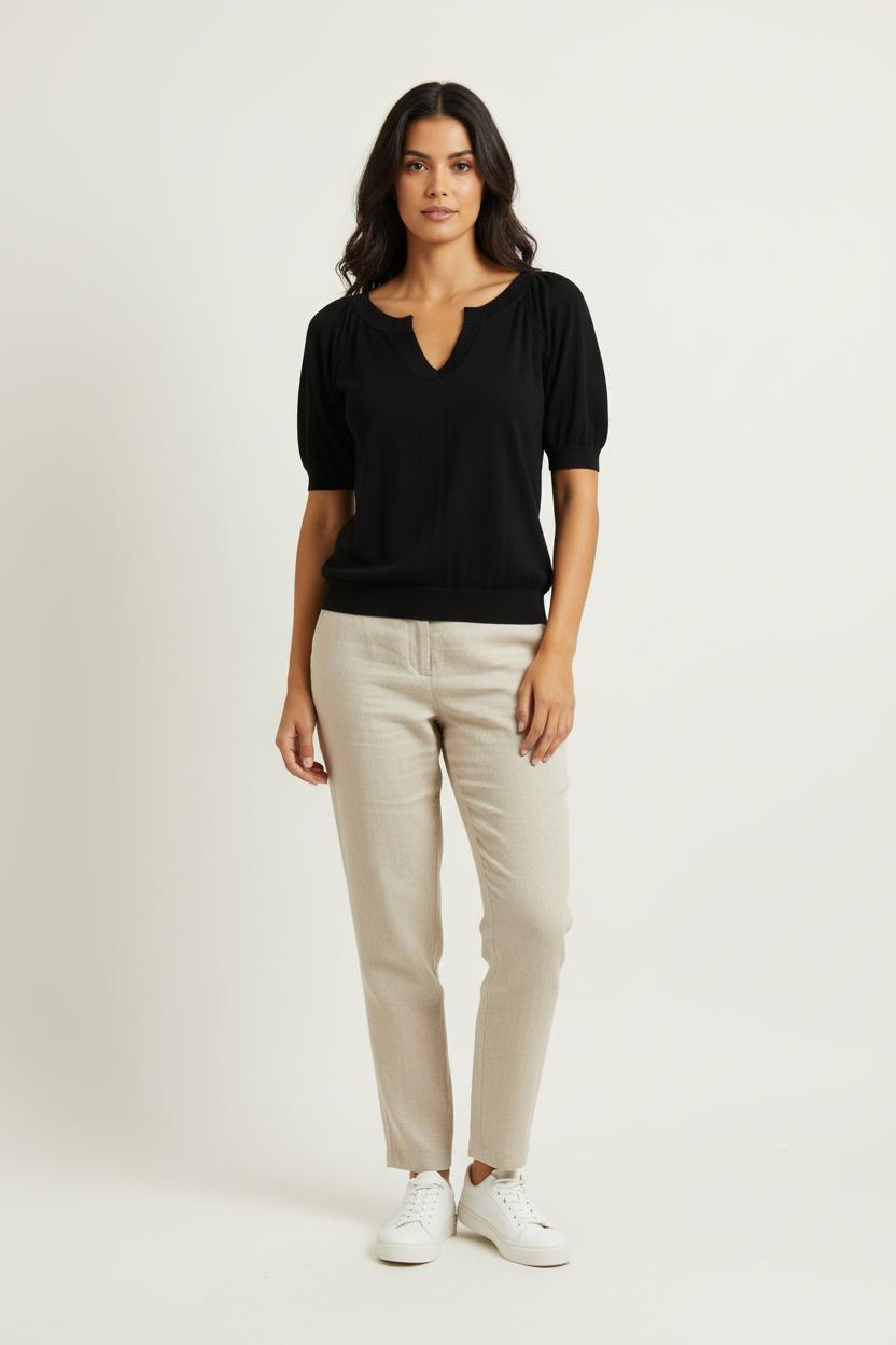 Blouse Noire - Taille S/36