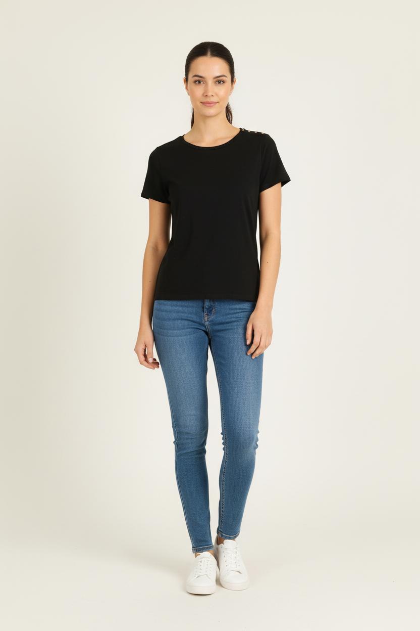 Tee-shirt Noir - Taille M/38