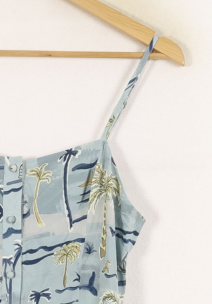 Robe Midi Bleue - Taille L/40