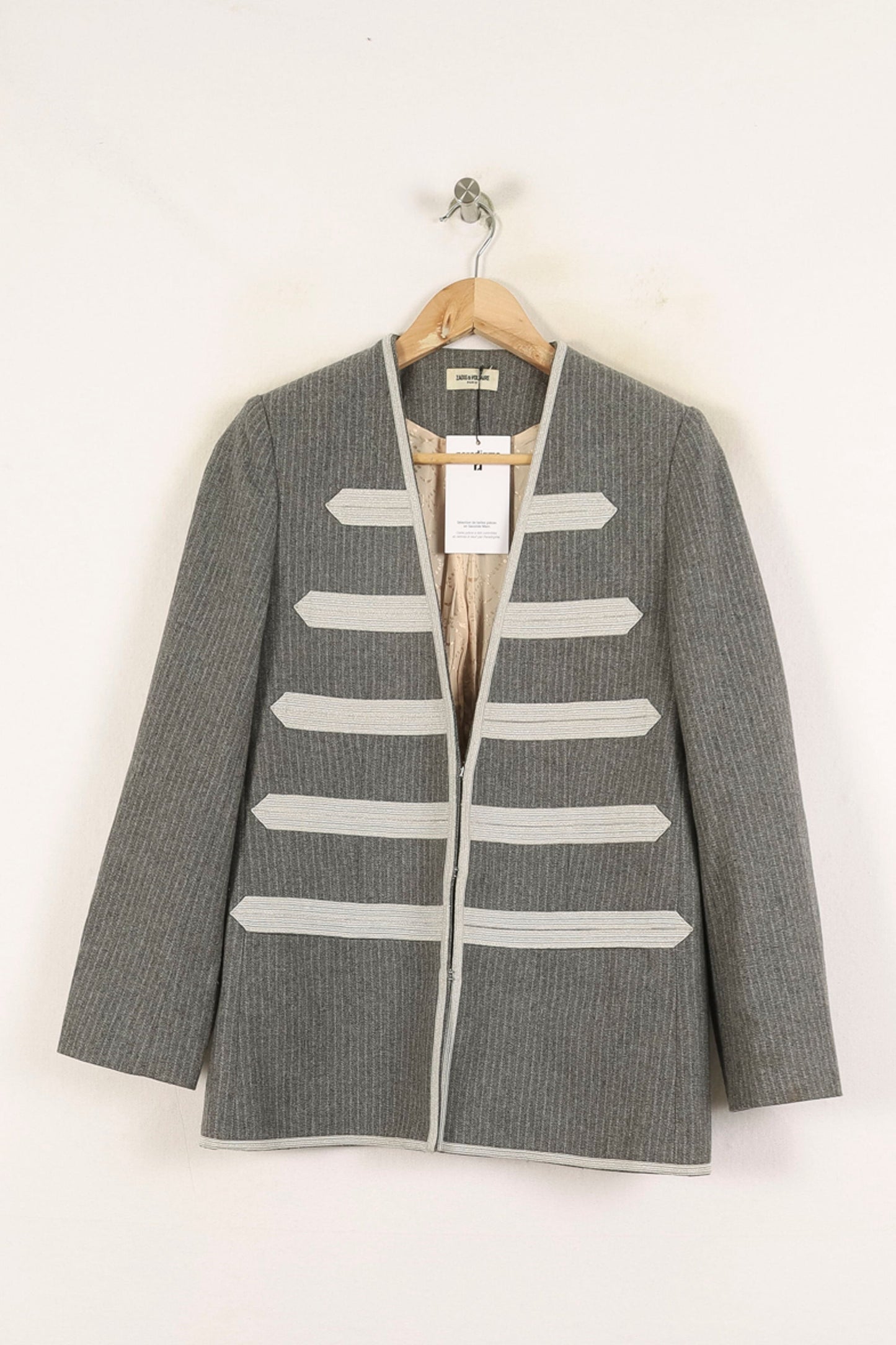 Gilet Officer Grise - Taille S/36