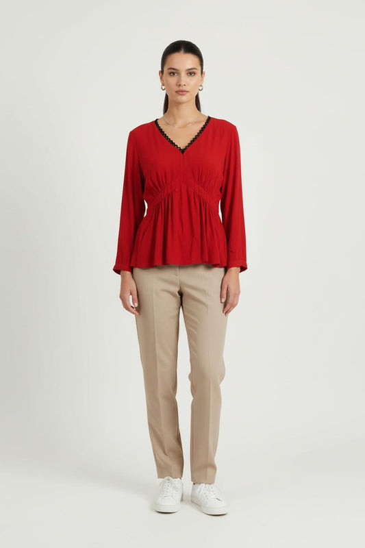 Blouse Rouge - Taille S/36