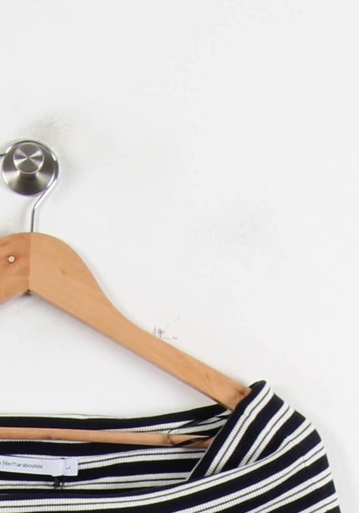 Top Rayé Bleu et Blanc - Taille L/40