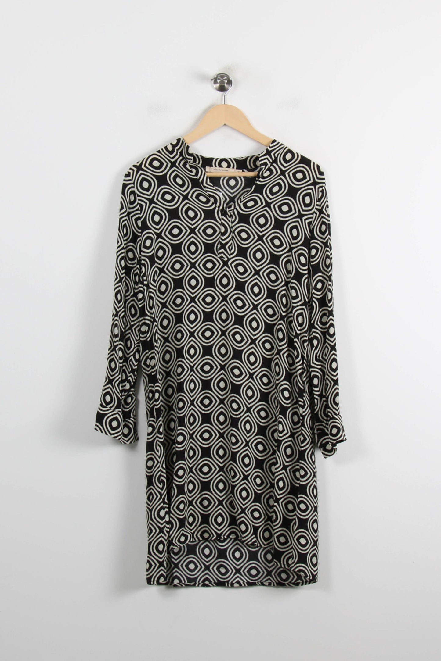 Robe Droite Noire et Blanche - Taille L/40