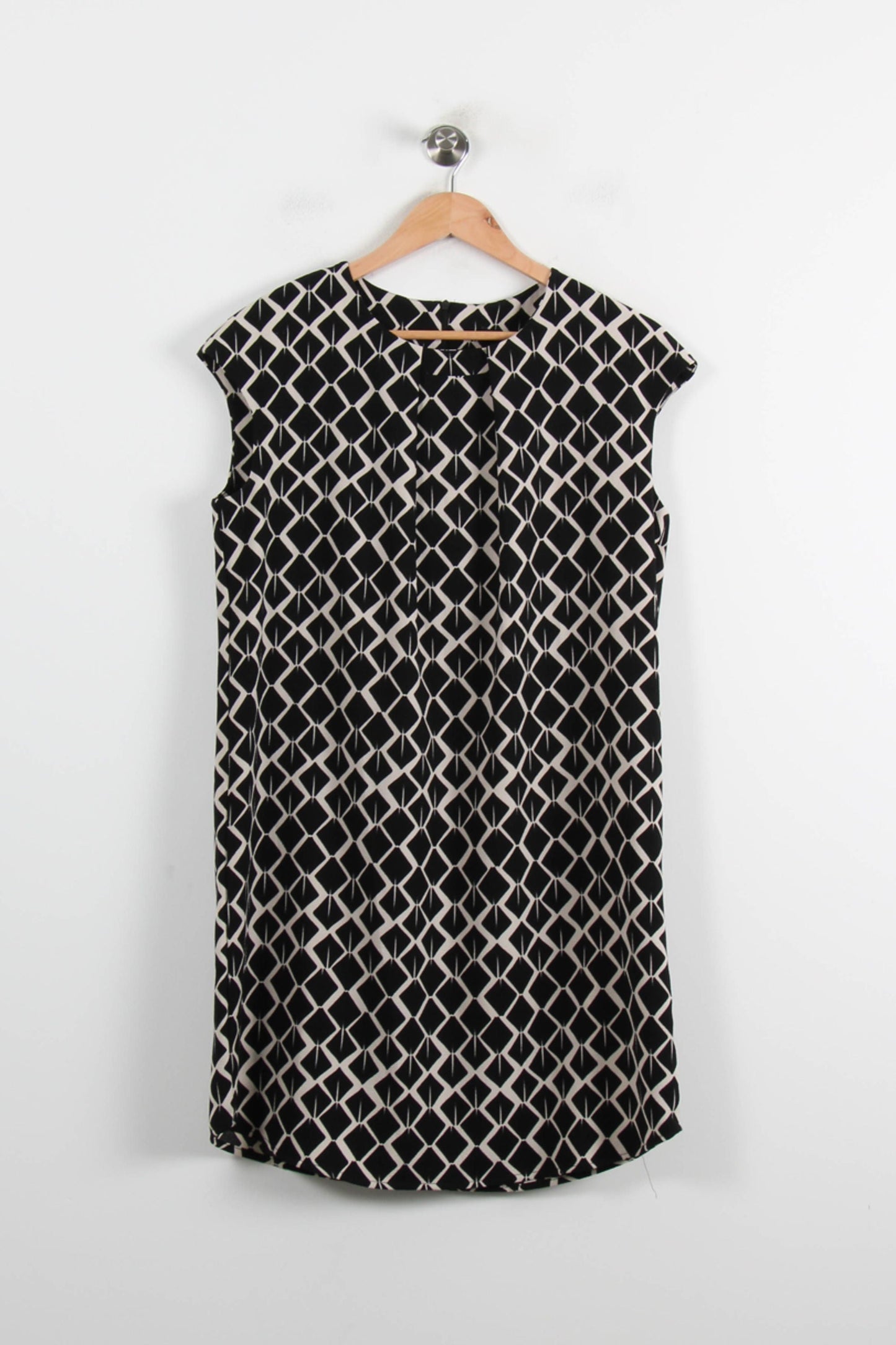 Robe Droite Noire et Blanche - Taille L/40