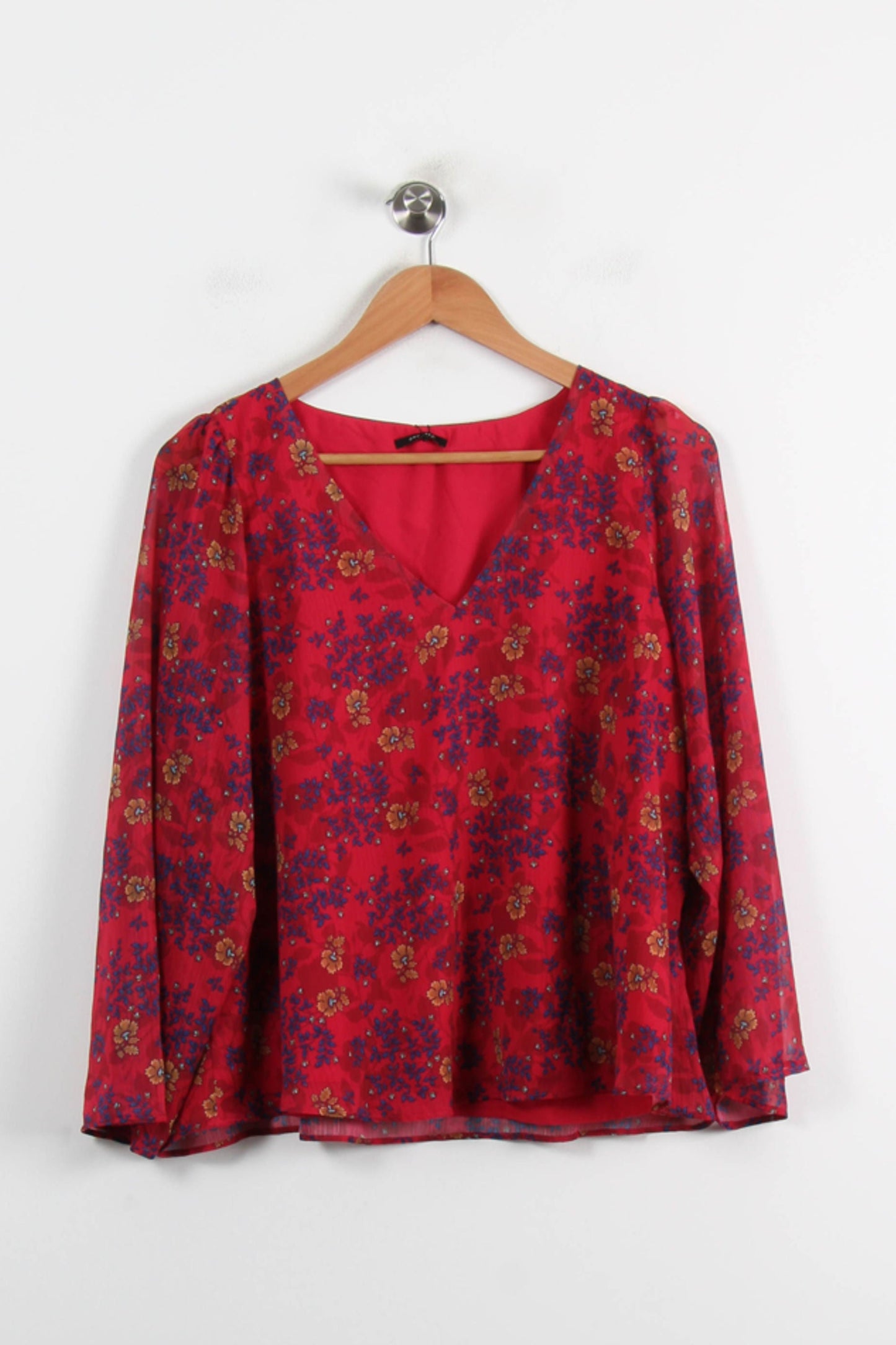 Blouse Rouge et Bleu - Taille XL/42