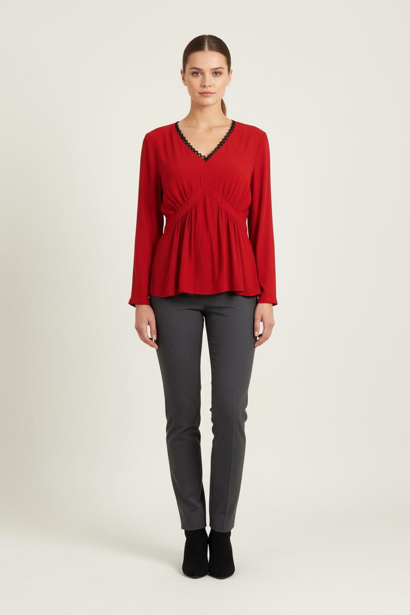 Blouse Rouge - Taille S/36