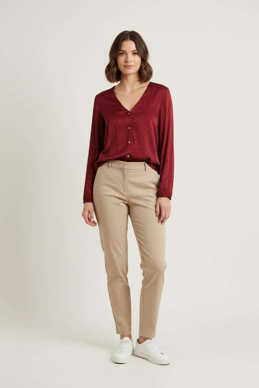 Blouse Bordeaux - Taille M/38