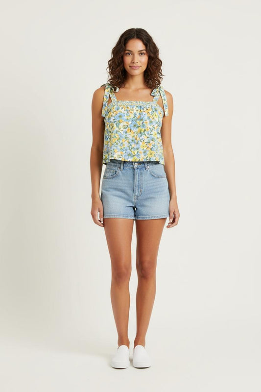 Top à Fleurs Multicolore - Taille M/38