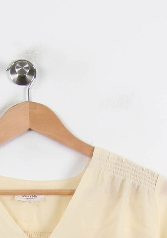 Blouse jaune - Taille S/36