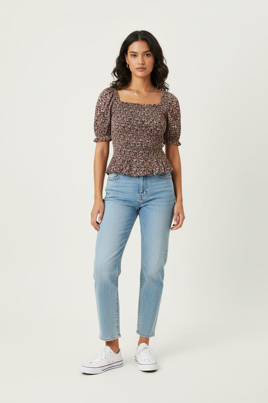 Blouse multicolore - Taille S/36