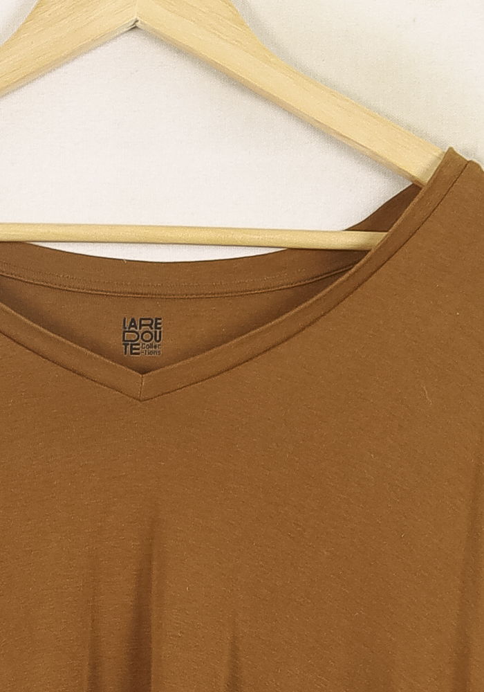 Tee-shirt Marron - Taille S/36