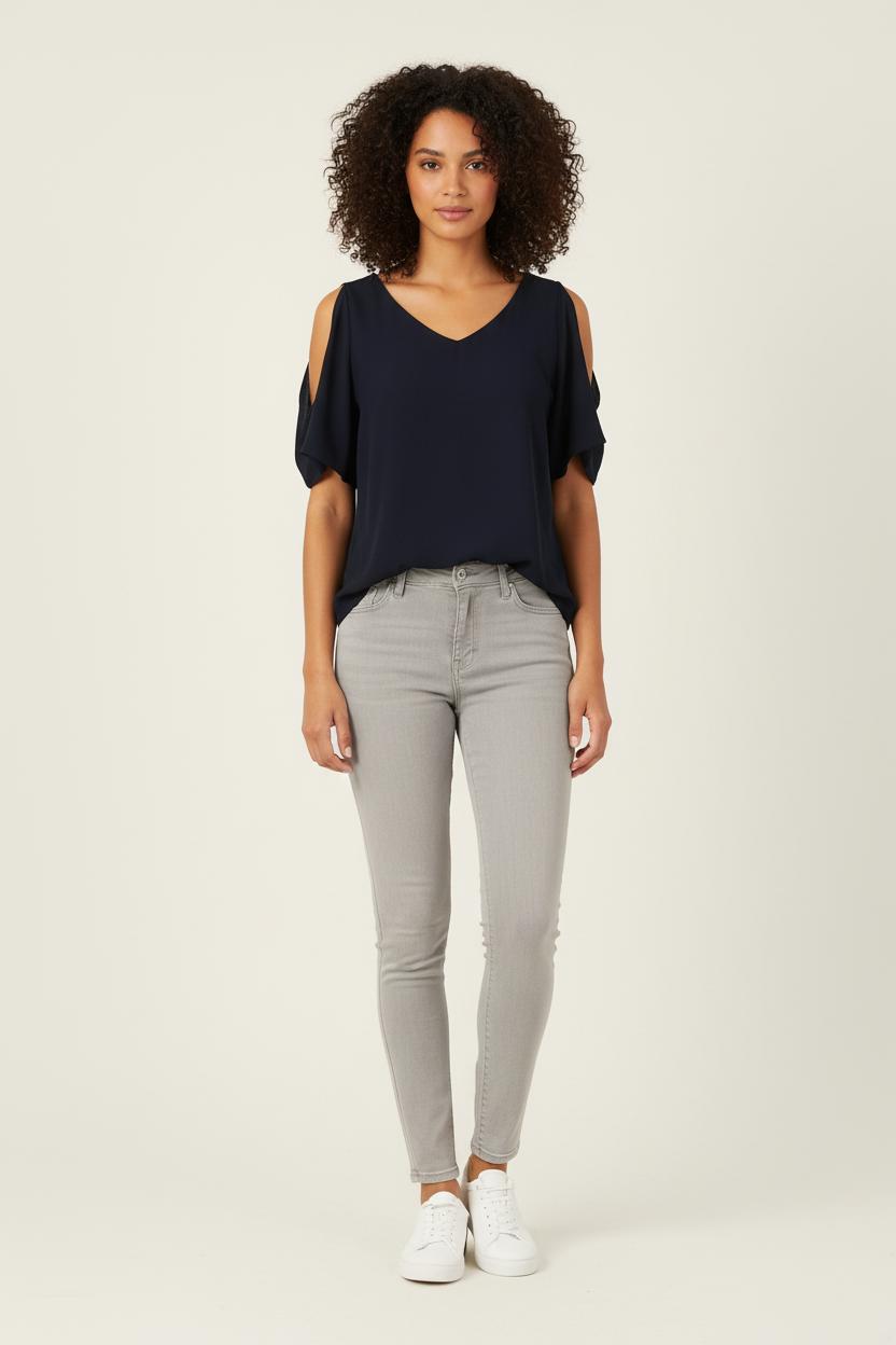 Blouse Bleue - Taille S/36