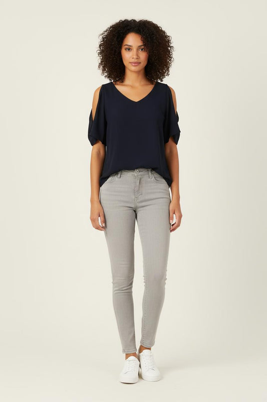 Blouse Bleue - Taille S/36