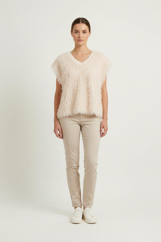 Blouse Beige - Taille M/38