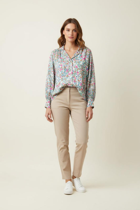 Blouse multicolore - Taille XS/34