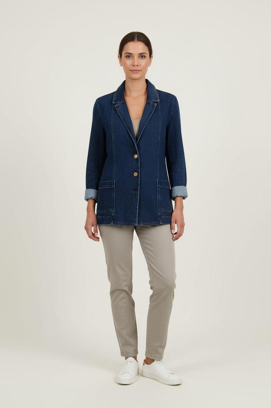 Gilet En Jean Bleue - Taille XXL/44