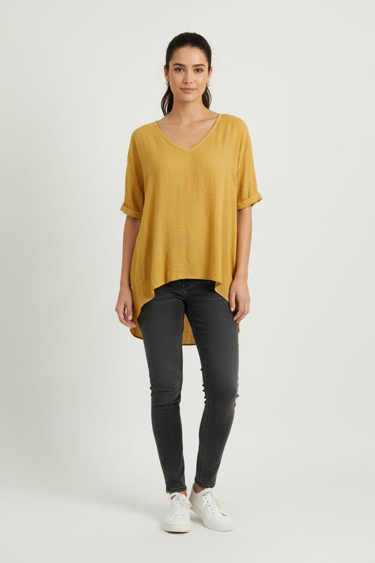 Blouse Jaune - Taille XL/42