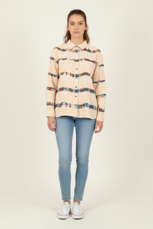 Chemise Rose et Multicolore - Taille XS/34