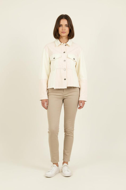 Veste Rose et Blanche - Taille S/36