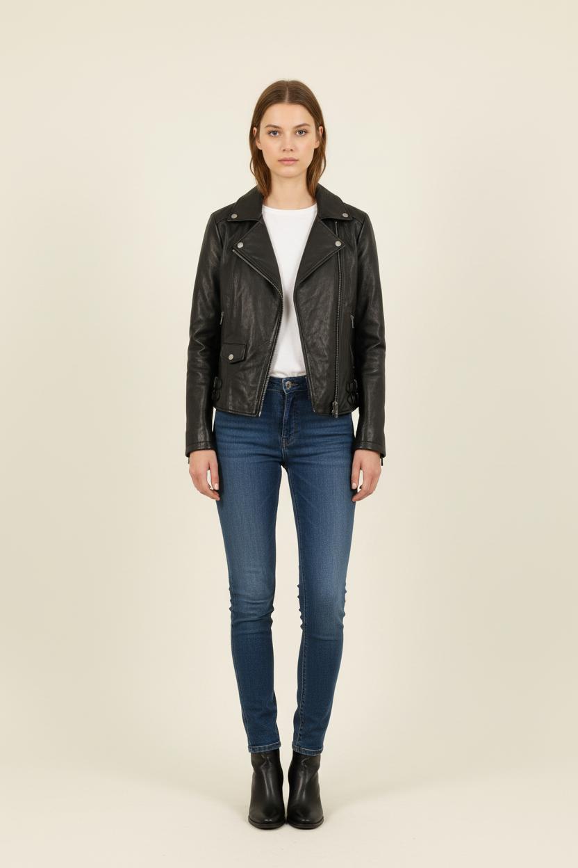 Blouson Noir - Taille S/36