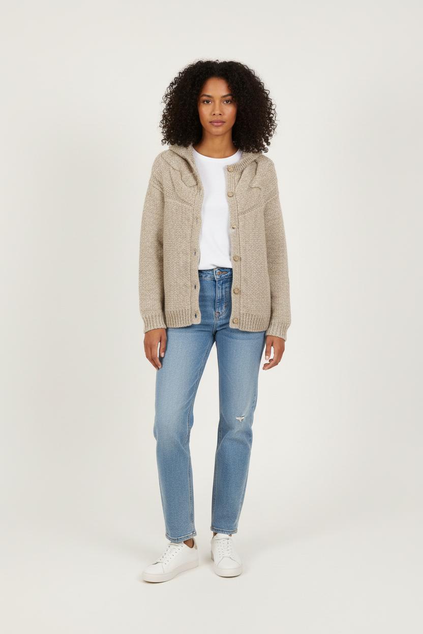 Cardigan Beige - Taille S/36