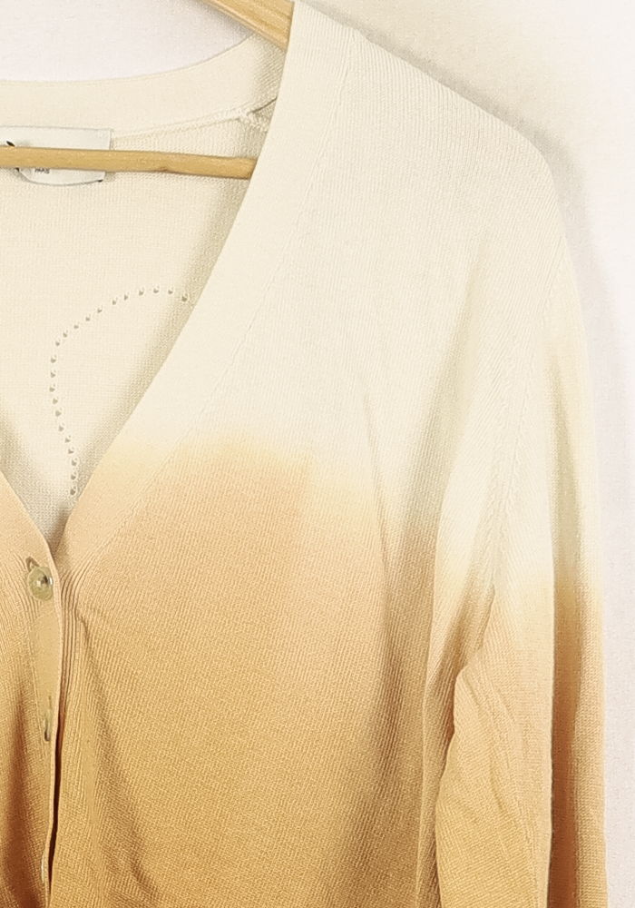 Cardigan Beige et Marron - Taille S/36
