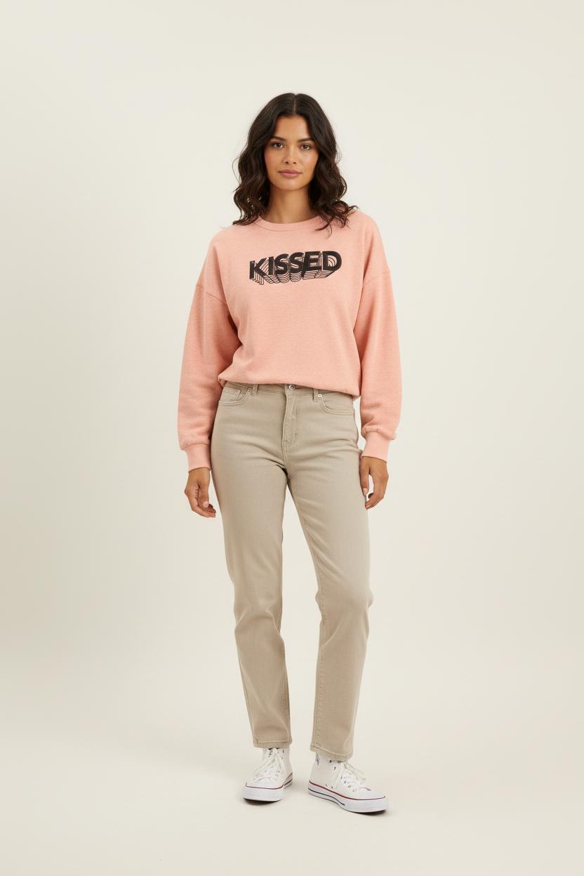 Sweat-shirt rose - Taille S/36