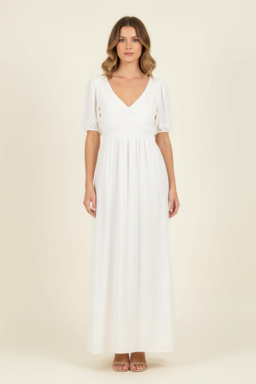Robe Longue Blanche - Taille L/40