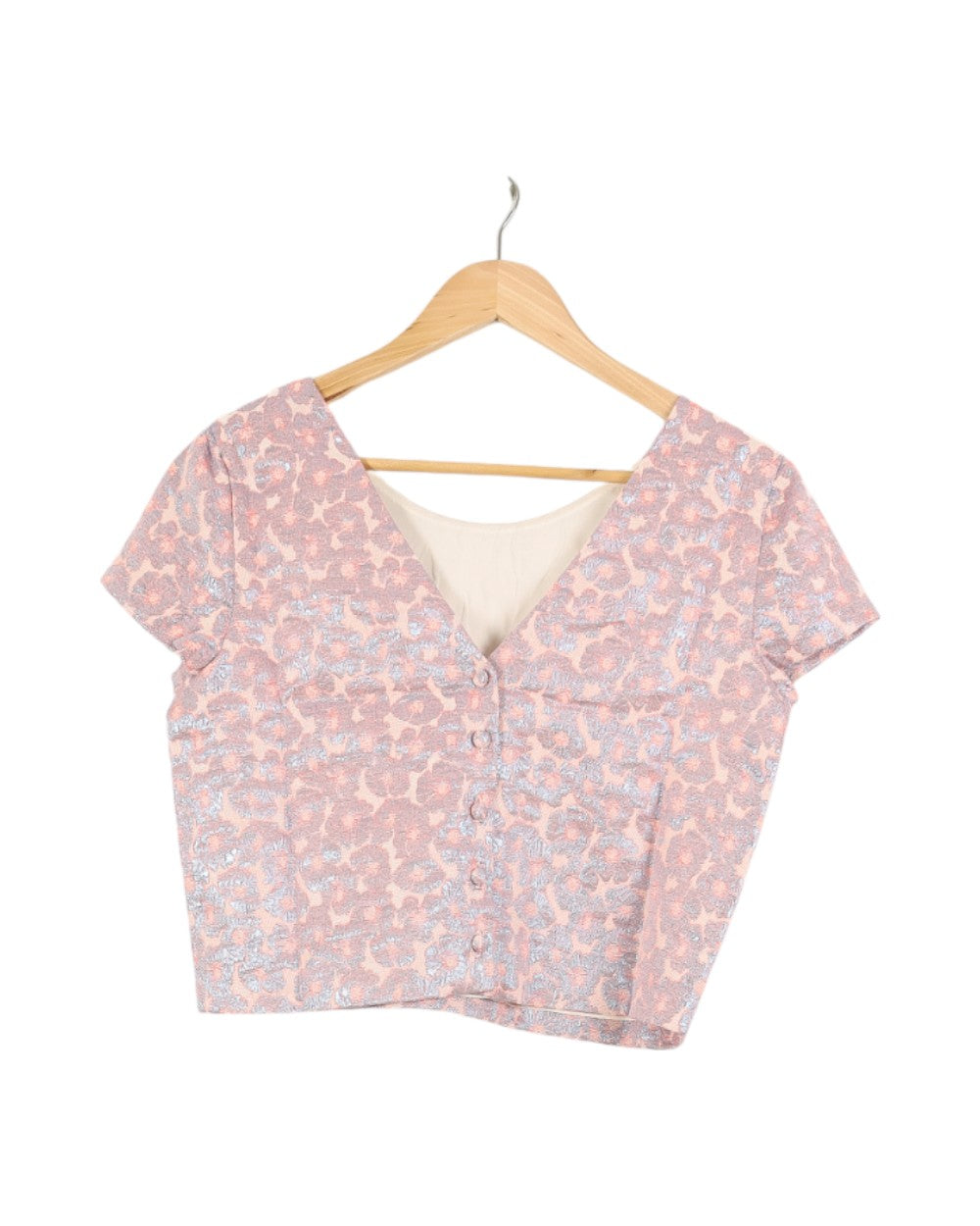 Top Rose et Argentée - Taille M/38
