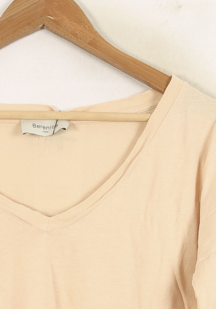 Tee-shirt Manches Longues Beige - Taille L/40