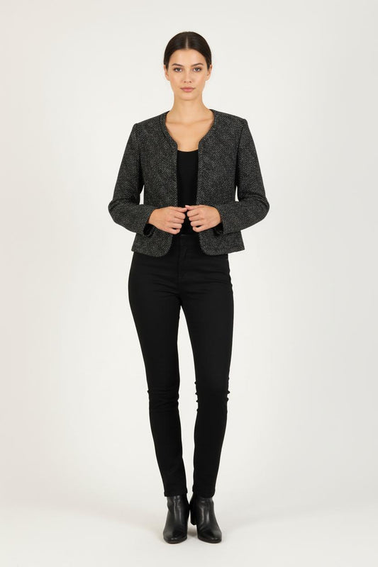 Veste Courte Noire - Taille S/36