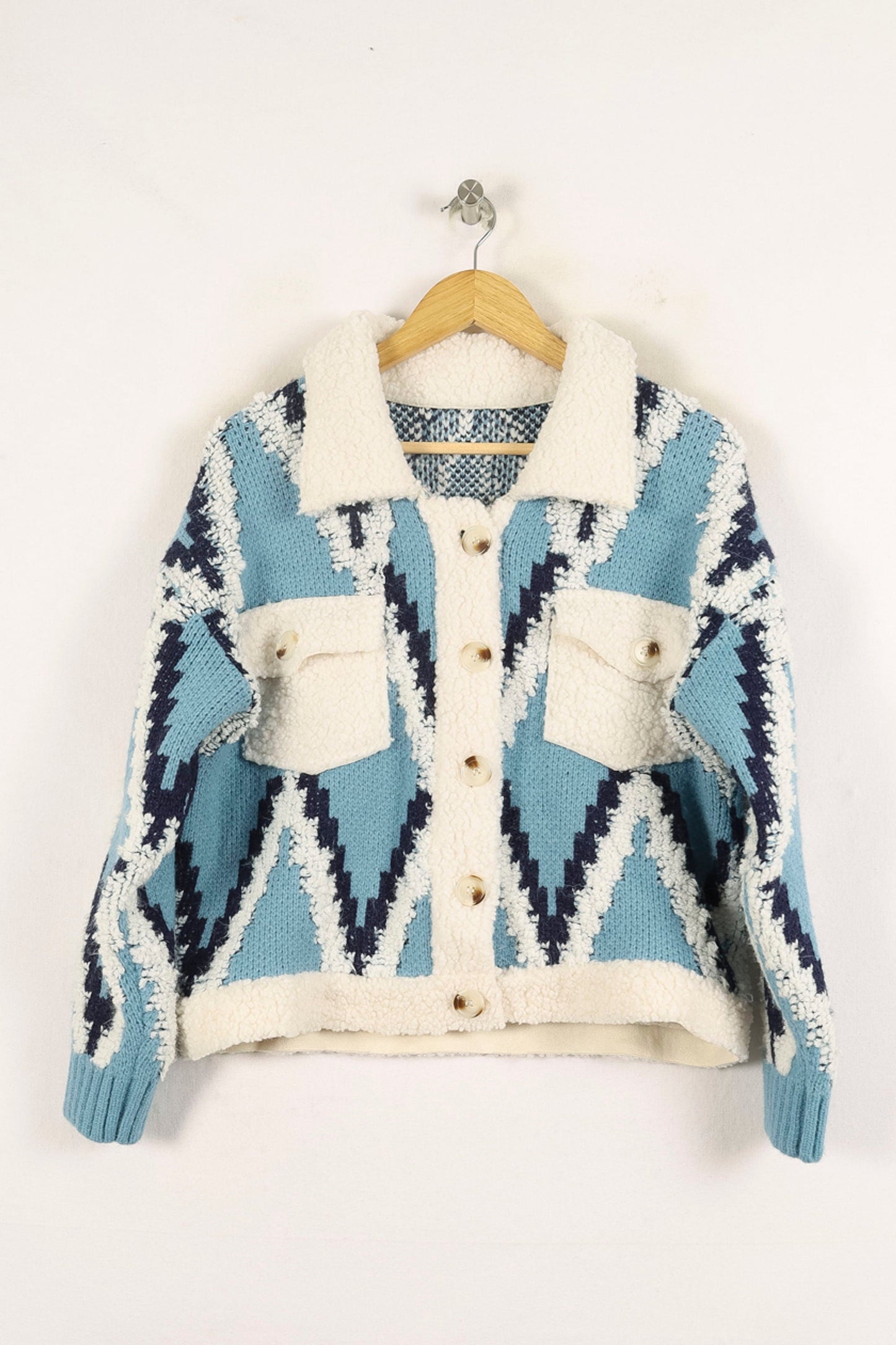 Veste Bleu et Blanc - Taille S/36