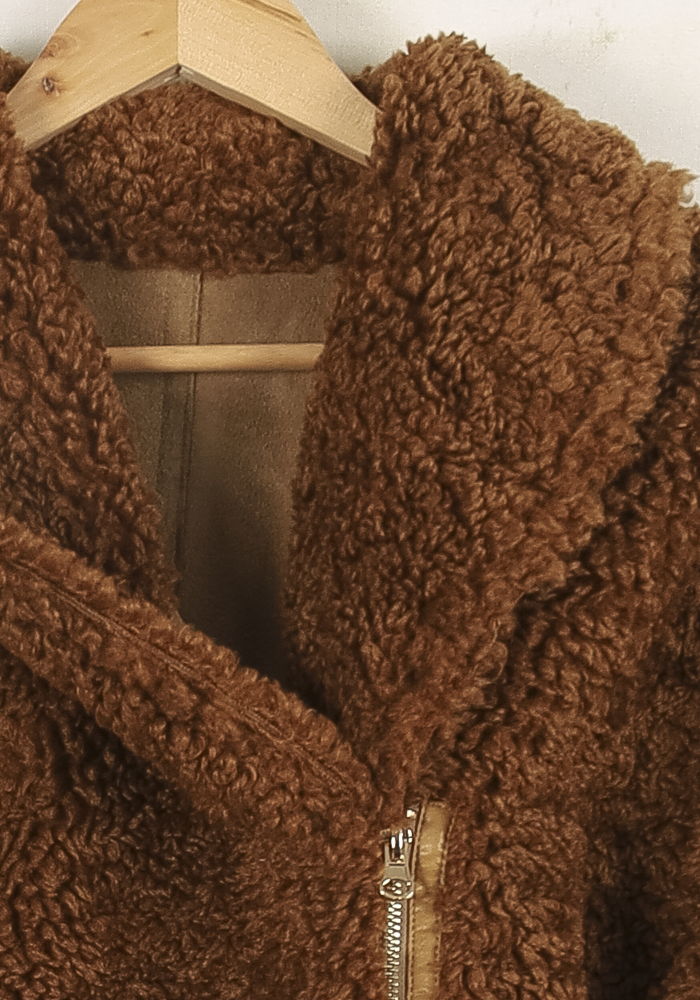 Veste En Laine Marron - Taille S/36